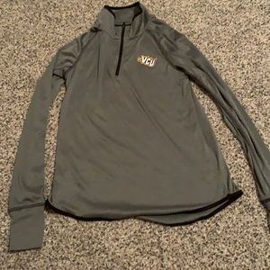 Gray VCU Quarter Zip